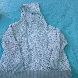 Miracle Textured Knit in Soft Blue
